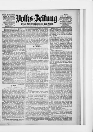 Volks-Zeitung vom 12.11.1902