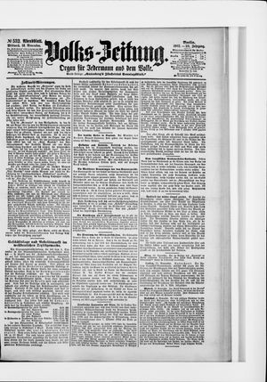 Volks-Zeitung vom 12.11.1902