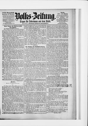 Volks-Zeitung vom 13.11.1902