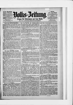 Volks-Zeitung vom 17.11.1902
