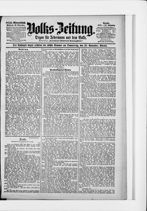 Volks-Zeitung vom 19.11.1902