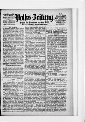 Volks-Zeitung vom 21.11.1902