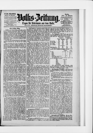 Volks-Zeitung vom 21.11.1902