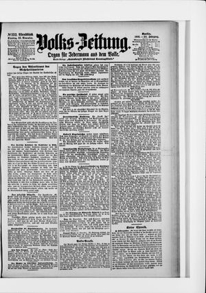 Volks-Zeitung on Nov 25, 1902
