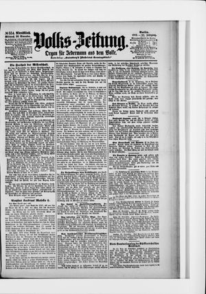 Volks-Zeitung vom 26.11.1902