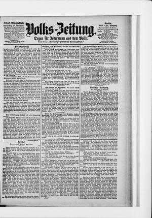 Volks-Zeitung vom 27.11.1902