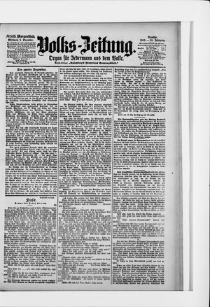 Volks-Zeitung vom 03.12.1902