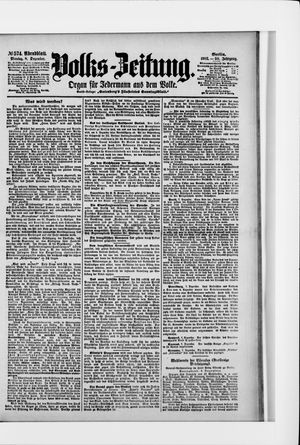 Volks-Zeitung on Dec 8, 1902