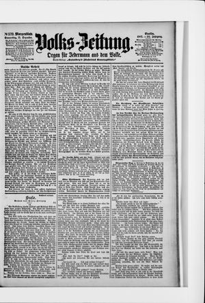 Volks-Zeitung vom 11.12.1902