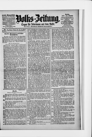Volks-Zeitung vom 13.12.1902