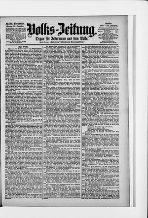 Volks-Zeitung vom 15.12.1902