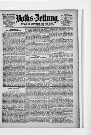 Volks-Zeitung vom 19.12.1902