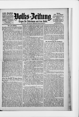 Volks-Zeitung vom 23.12.1902