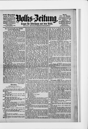 Volks-Zeitung vom 28.12.1902