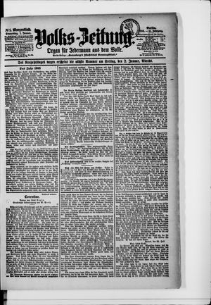 Volks-Zeitung on Jan 1, 1903