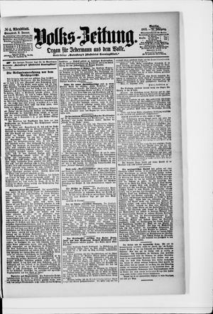 Volks-Zeitung vom 03.01.1903