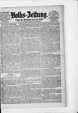 Volks-Zeitung on Jan 4, 1903