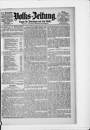 Volks-Zeitung vom 08.01.1903