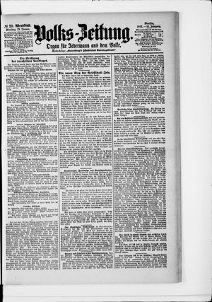 Volks-Zeitung vom 13.01.1903