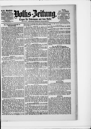 Volks-Zeitung vom 14.01.1903