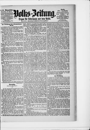 Volks-Zeitung vom 15.01.1903