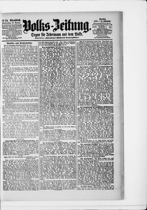 Volks-Zeitung on Jan 15, 1903