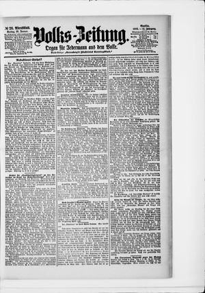 Volks-Zeitung vom 16.01.1903