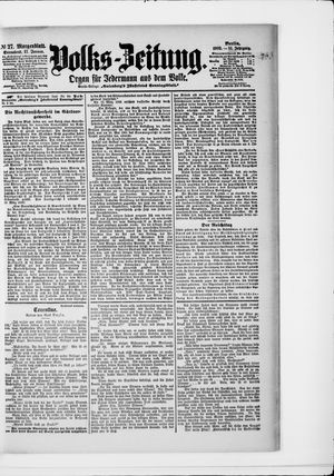 Volks-Zeitung vom 17.01.1903