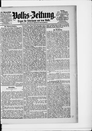 Volks-Zeitung vom 18.01.1903