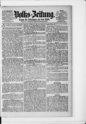 Volks-Zeitung vom 31.01.1903
