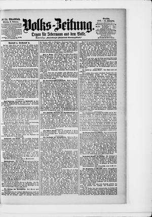 Volks-Zeitung vom 02.02.1903