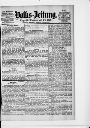 Volks-Zeitung vom 05.02.1903