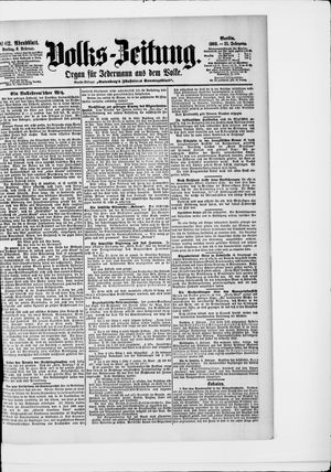 Volks-Zeitung vom 06.02.1903