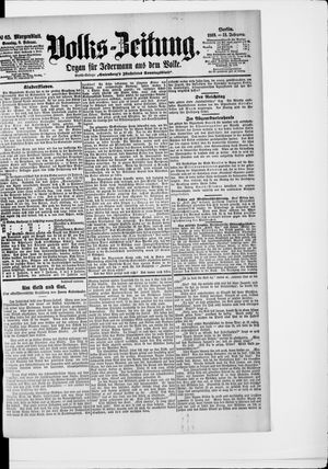 Volks-Zeitung vom 08.02.1903