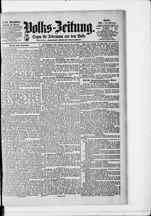 Volks-Zeitung vom 10.02.1903