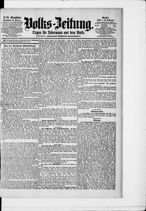 Volks-Zeitung vom 14.02.1903