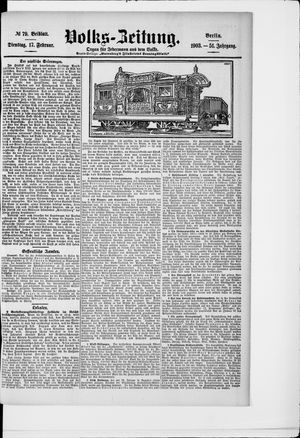 Volks-Zeitung vom 17.02.1903