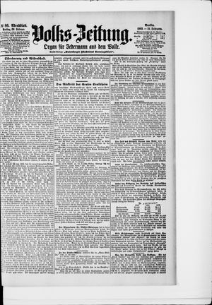 Volks-Zeitung vom 20.02.1903