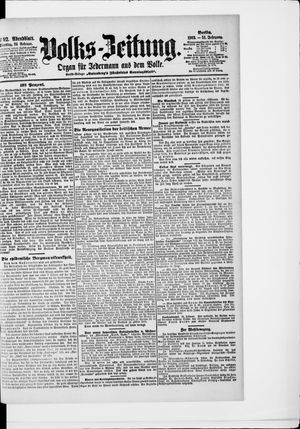 Volks-Zeitung vom 24.02.1903