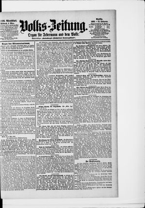 Volks-Zeitung on Mar 4, 1903