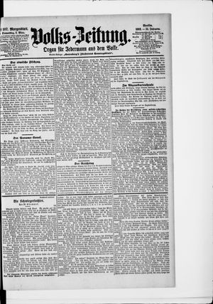 Volks-Zeitung on Mar 5, 1903