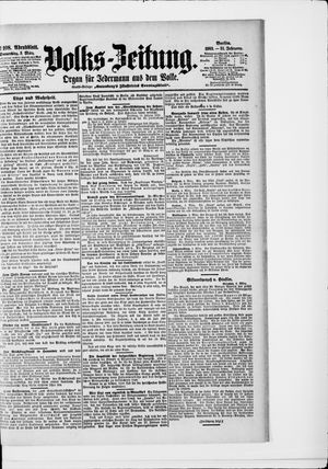 Volks-Zeitung vom 05.03.1903