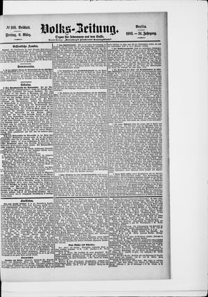 Volks-Zeitung vom 06.03.1903