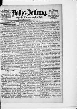 Volks-Zeitung vom 07.03.1903