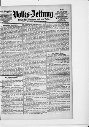 Volks-Zeitung vom 08.03.1903