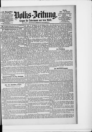 Volks-Zeitung vom 14.03.1903