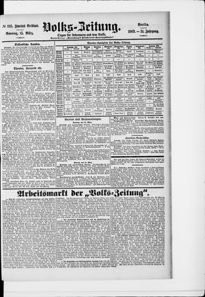 Volks-Zeitung vom 15.03.1903