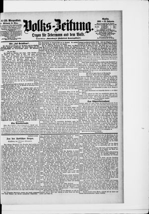 Volks-Zeitung vom 18.03.1903