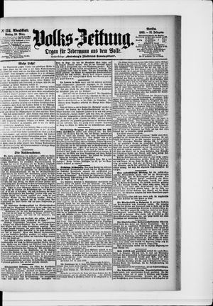 Volks-Zeitung vom 20.03.1903