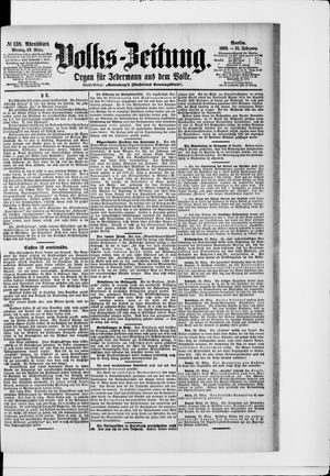 Volks-Zeitung vom 23.03.1903